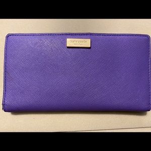 Kate Spade Wallet Purple